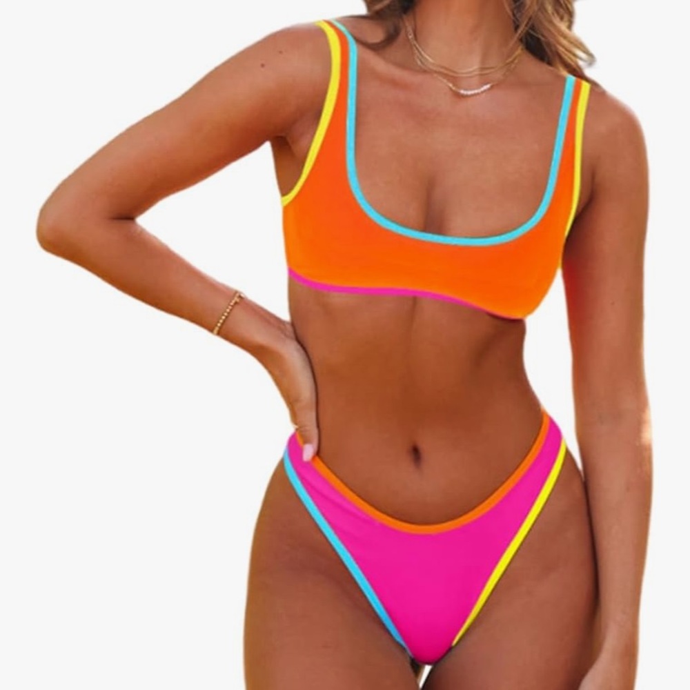 Color Block Bikini